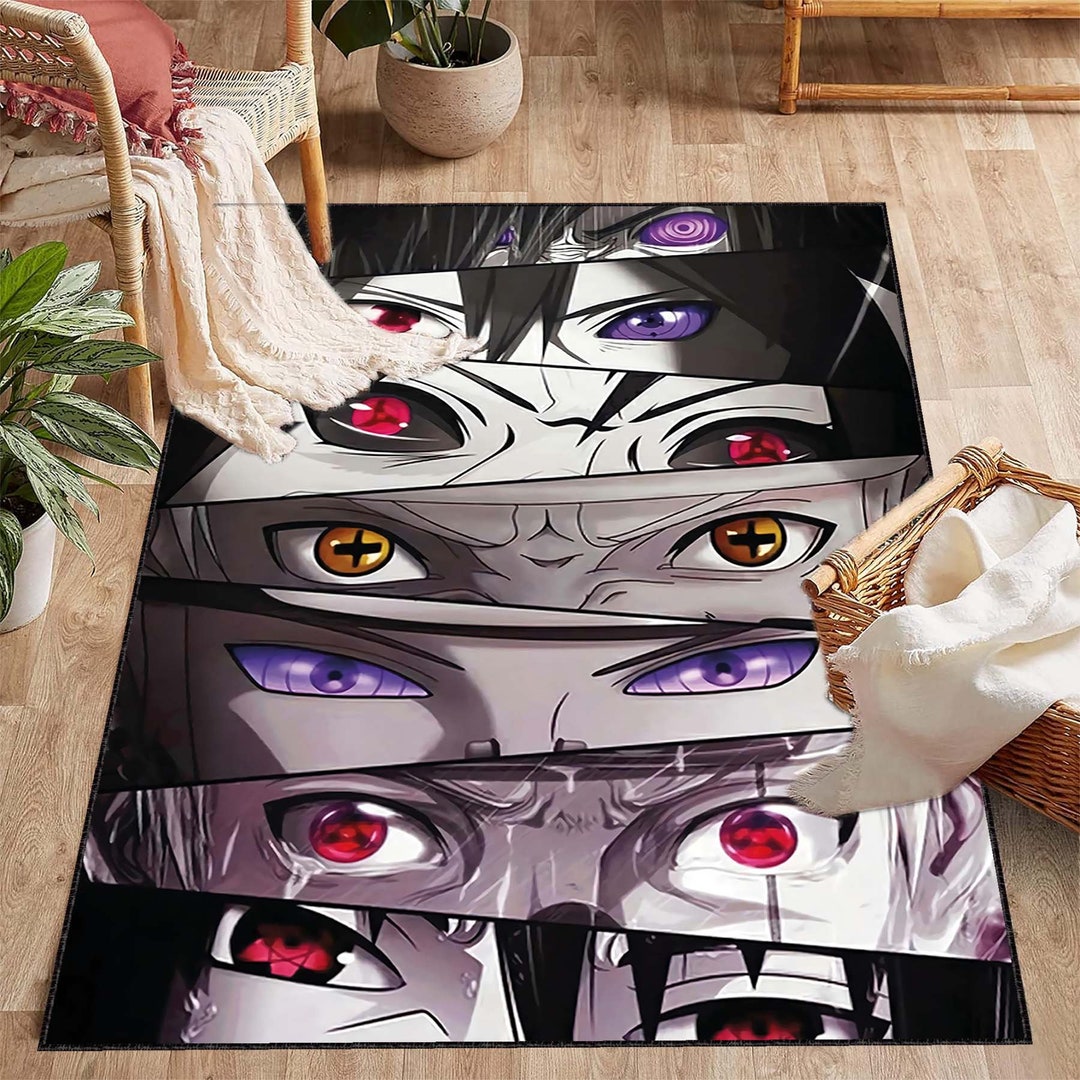Anime Rug, Manga Rug, Japanese Rug, Modern Rugs, Bath Rug, Area Rug, Wall Hanging Rug, Gift for ...