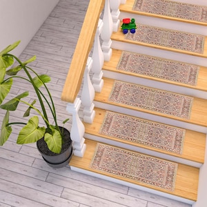 Stair Treads Rug, Fabulous Stair Rug, Non-Slip Backing Rug, Machine Washable Rug, Easy to Clean, Step Rug