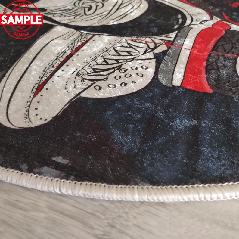 Music Key Rug, Treble Clef, Record Rug, Album Rug, Piano Rug, Round Rug