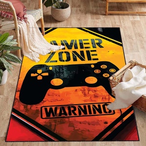 Game Zone Rug, Playing Rug, Loading Game Rug, Boy Room Rug, Game Rug, Child Room Decor, Gamer Rug, Computer Rug, Custom Rug, Popular Rug