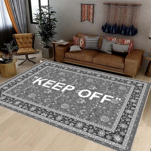 Keep Off Rug, KeepOff Classic Rug, Popular Rug, Keep Off, Living Room Rug, Modern Rug, Area Rug, Themed Rug, Decorative Rug, Keep Off Decor