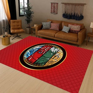 Anime Area Rug, Manga Style Rug, Manga Room Decor, Cool Anime Carpet, Colorful Anime Rug, Japanese Art Mat, Anime Rug, Unique Geek Rug