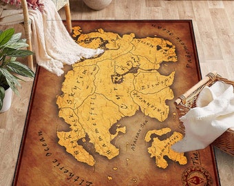 Geography Themed Rug, History Earth Map, Popular Movie Earth Map Rugs, Map, Retro Map Rug, Map Rugs Fantastic Rug, Popular Rug, Magic Rug