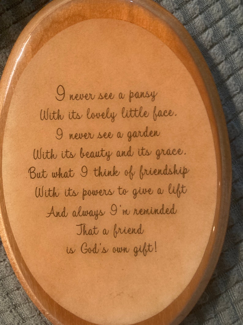 Wooden Decoupage Plaque Handmade Etsy