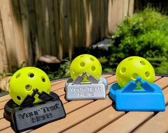 Pickleball Trophy | Custom Engraving | Tournament Winner & Participant | Personalized  | 3D Printed