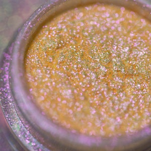błyszczący wielobarwny sypki pigment w proszku tęczowy duochrome aurora - nr 12