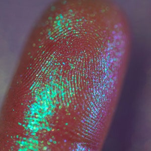 błyszczący wielobarwny sypki pigment w proszku tęczowy duochrome aurora - nr 10