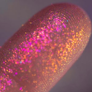 błyszczący wielobarwny sypki pigment w proszku tęczowy duochrome aurora - nr 8