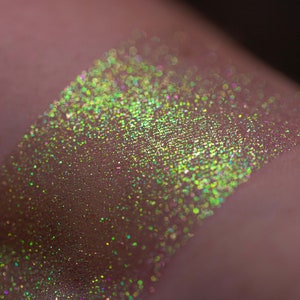 błyszczący wielobarwny sypki pigment w proszku tęczowy duochrome aurora - nr 5