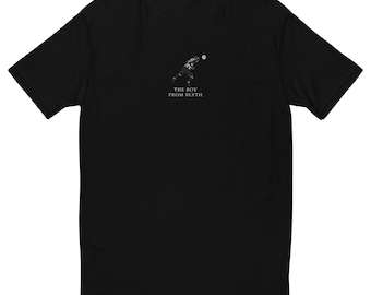Mens 'Newcastle United FC Dan Burn' Fitted Embroidered T-Shirt