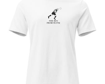 Womens 'Newcastle United FC Dan Burn' Relaxed Embroidered T-Shirt