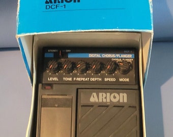 Arion DCF-1 Digital Chorus Flanger Rare Vintage Guitar Effect Pedal MIJ Japan