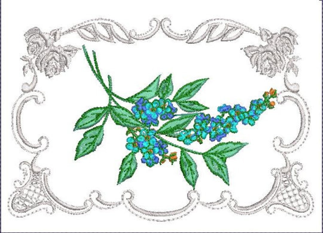 Flower Bloom Machine Embroidery Design - Etsy