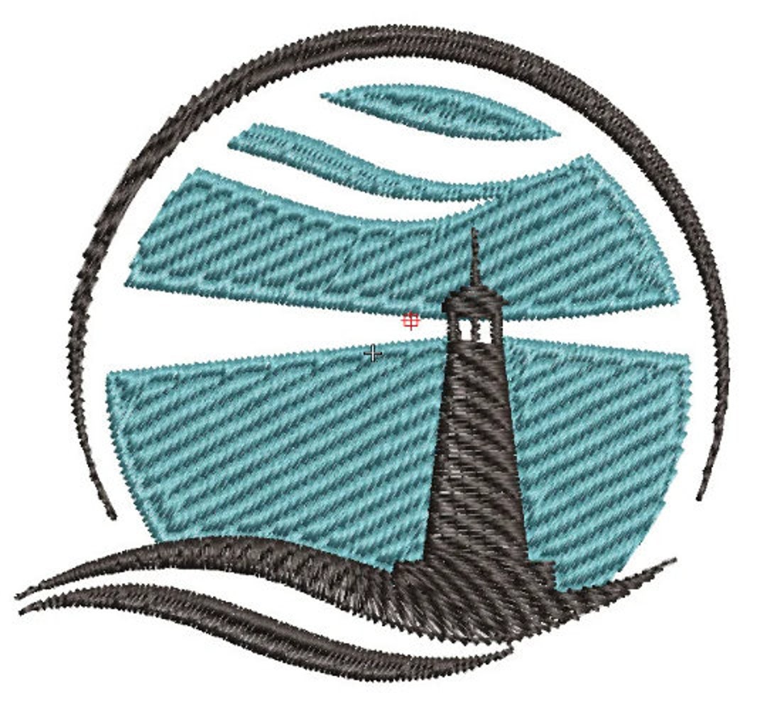 Lighthouse Machine Embroidery Design - Etsy