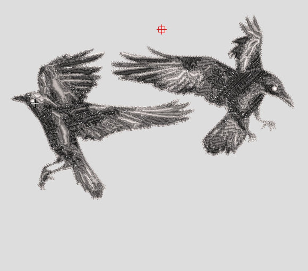 Crows Machine Embroidery Design - Etsy