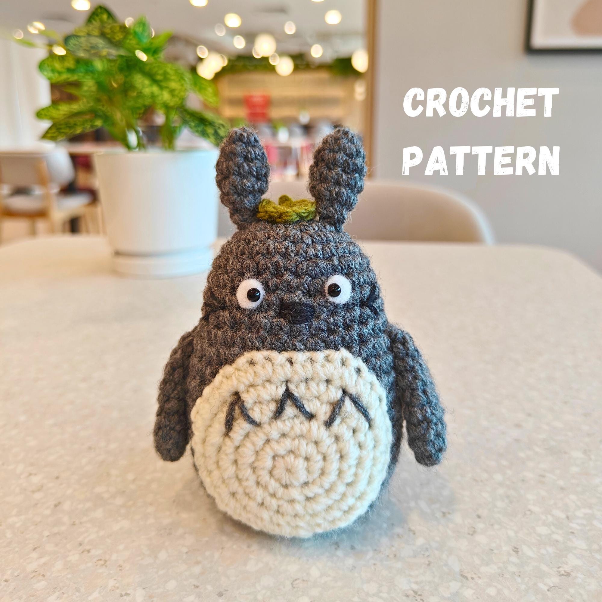 30 Anime Crochet Patterns to Stitch Your Favorite Characters, Plushies, and Fan-Favorite... 19 Totoro Amigurumi Toy Crochet Pattern