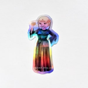 Holographic Ishka Ferengi Sticker: Star Trek DS9 Vinyl Decal
