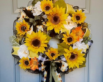 Sunflower Wreath