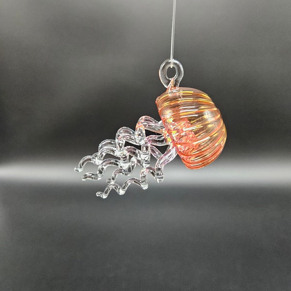Small red jellyfish ornament