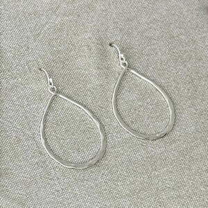 Kiara Sterling Silver Tear Drop Earrings