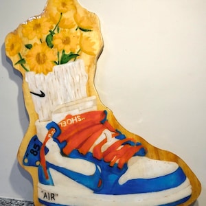 Off-White Sneaker Vase Sculpture