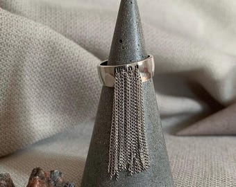 Soporte moderno para anillos de hormigón, elegante soporte para joyas, organizador de anillos de cono de hormigón, almacenamiento minimalista para joyas