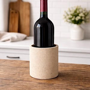 Portautensili in cemento, portautensili rustico, vaso in cemento per bancone da cucina, barattolo in cemento per utensili da cucina, decorazione industriale per cucina immagine 15