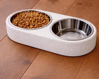 Pet Feeding Bowl – Cat Food Bowl, Concrete Dog Bowl, Puppy Gift, Cat Gift, Dog Lovers Gift, Pet Supplies