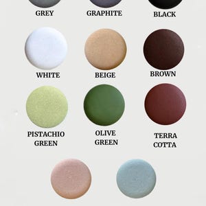 Hållare för elektrisk tandborste i betong, modern bänkorganisatör i badrum, minimalistisk toalettbricka i cement, modern badrumsinredning bild 20