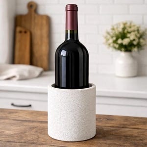 Portautensili in cemento, portautensili rustico, vaso in cemento per bancone da cucina, barattolo in cemento per utensili da cucina, decorazione industriale per cucina immagine 16