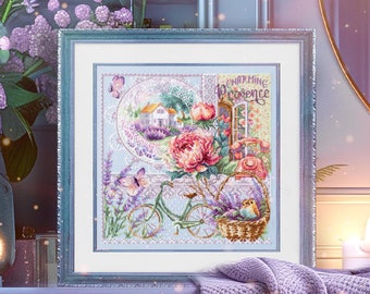 Magic Needle / 40-69 Peonies, 28 X 35 Cm / Cross Stitch Kit - Etsy 