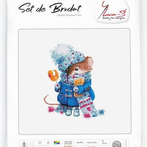 Christmas Mouse, Luca-S Cross Stitch Kit, B1168