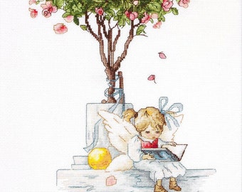 Cross Stitch Kit Luca-S, The fairy of the Roses, B1115