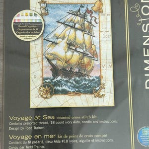 Dimensions Kreuzstich-Set „Ever After“ – 18 Count Ivory Aida Stoff, 12 X 30 Cm, Personalisiertes Hochzeitsgeschenk