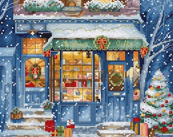 Counted Cross Stitch Kit Christmas Gifts Shop, Letistitch L8109