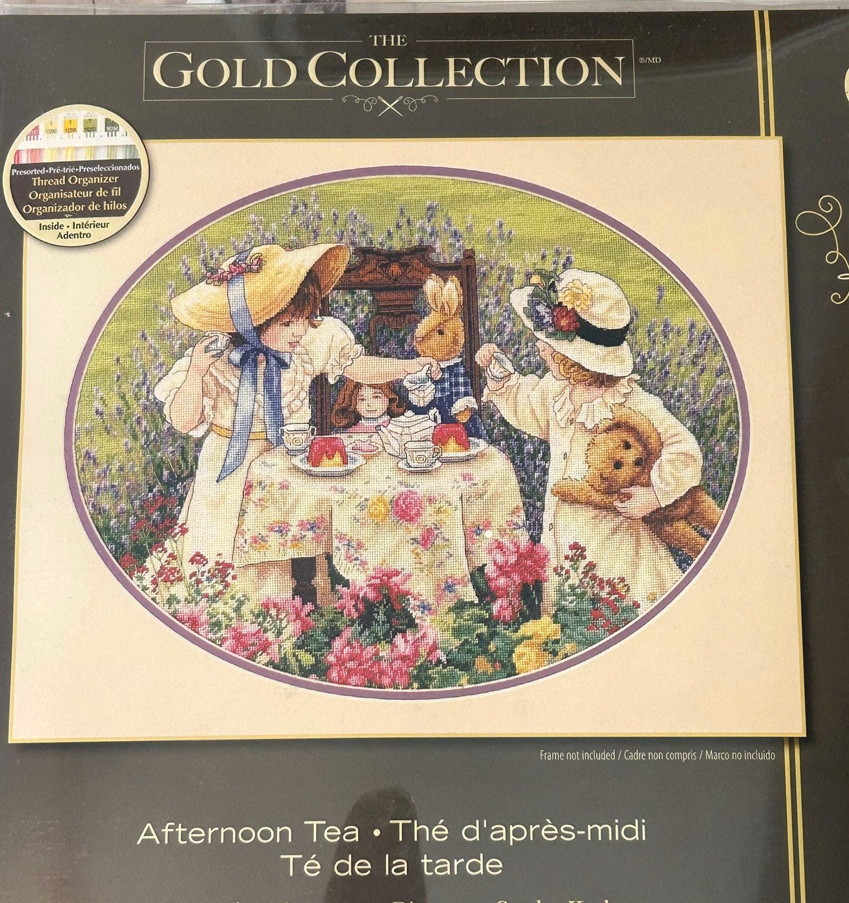 Dimensions Gold Collection Counted Cross Stitch Kit, Afternoon Tea