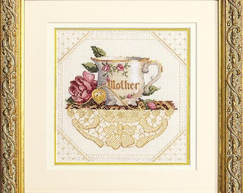 Kit Broderie Dimensions 'Couronne De Roses' Par Lena Liu - 41x41 Cm - Fleurs Et Plantes