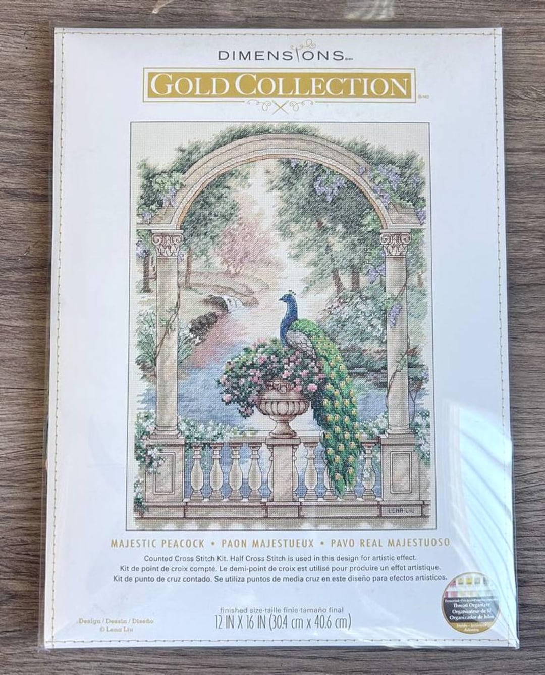Dimensions Gold Collection Counted Cross Stitch Majestic Peacock