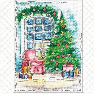Christmas Eve Cross Stitch Kit Lady 01311