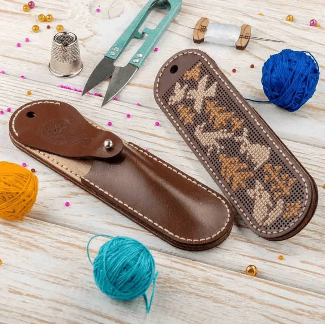 Kit for Making a Scissor Case Made From Faux Leather, 14*4 Cm, TL-063 ...