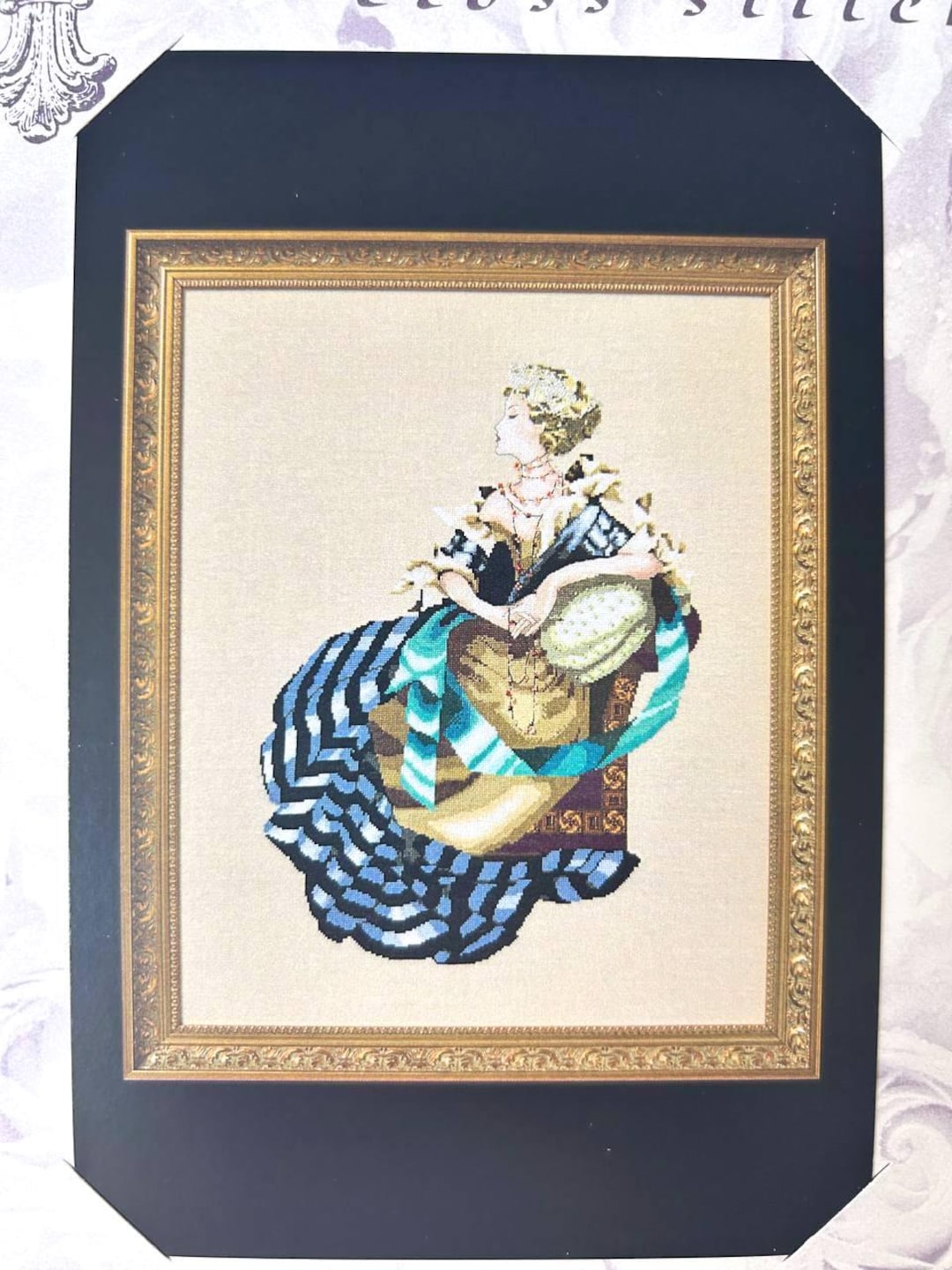 Mirabilia - Portrait of Lady M Cross Stitch Pattern and