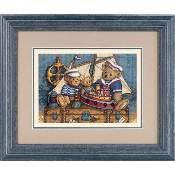 Counted Cross Stitch Kit DIMENSIONS Gold Collection Petites, Ahoy