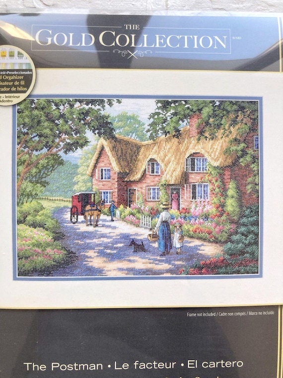 Counted Cross Stitch Kit DIMENSIONS Gold Collection, the Postman