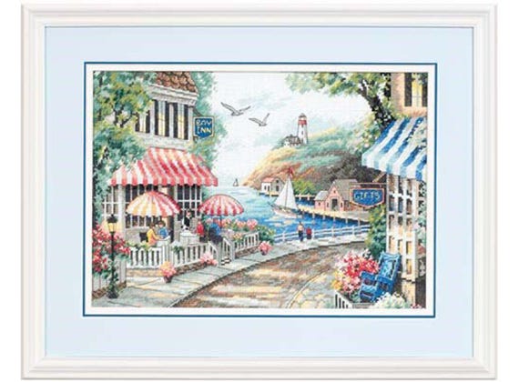 クロスステッチキット DIMENSIONS、カフェ・バイ・ザ・シー（14