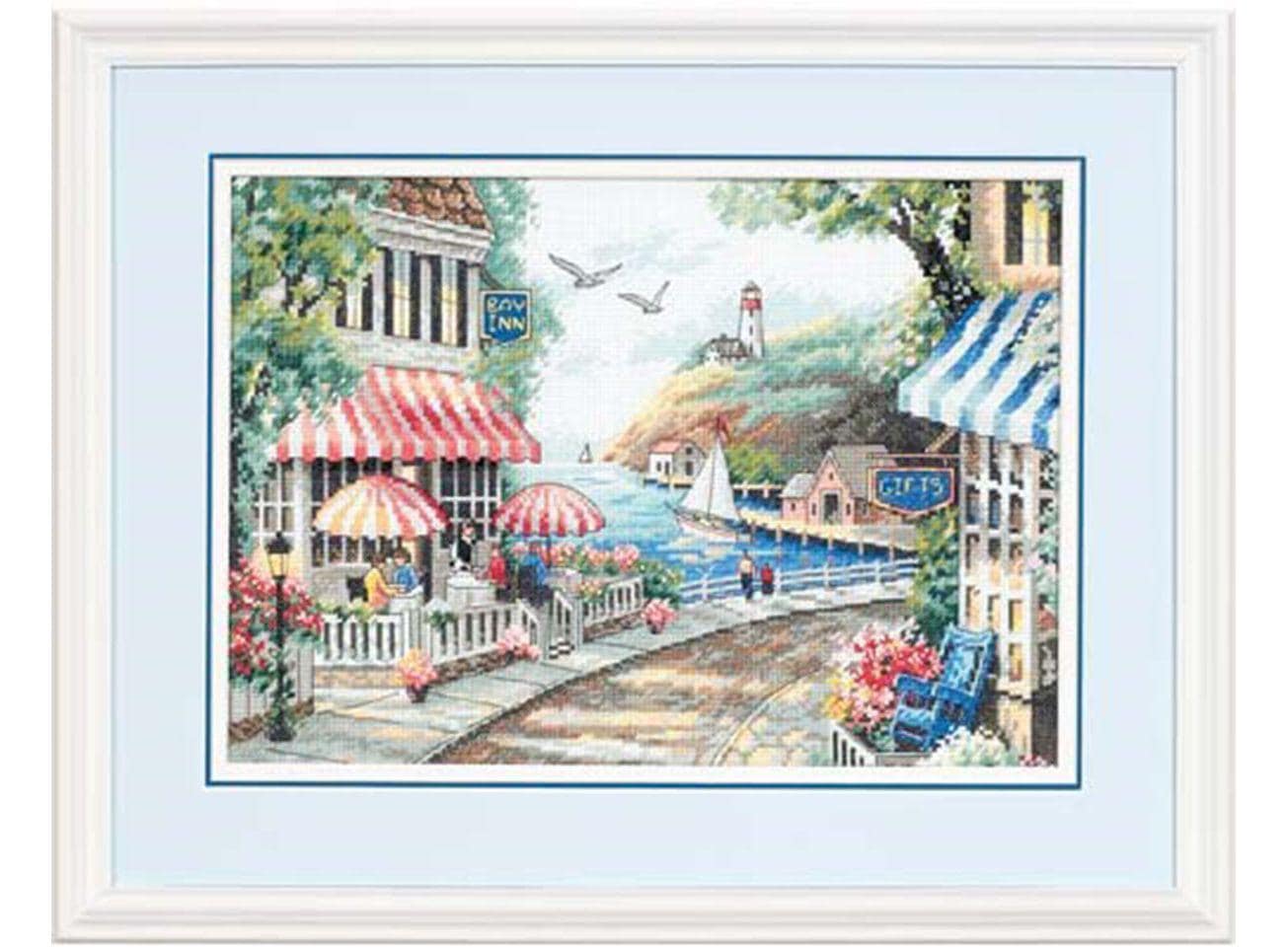 クロスステッチキット DIMENSIONS、カフェ・バイ・ザ・シー（14