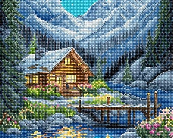 クロスステッチキット LETISTITCH 月夜 L9916 - Etsy 日本