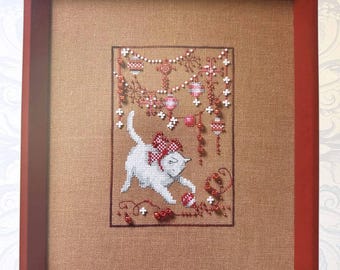 Kitty Nora Corbett cross stitch pattern only, Mirabilia Designs NC362