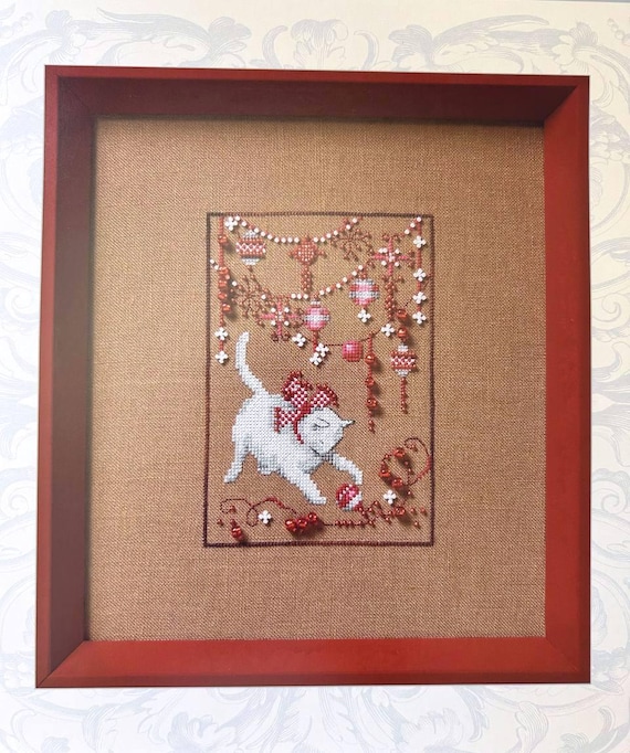 Kitty Nora Corbett Cross Stitch Pattern Only, Mirabilia Designs