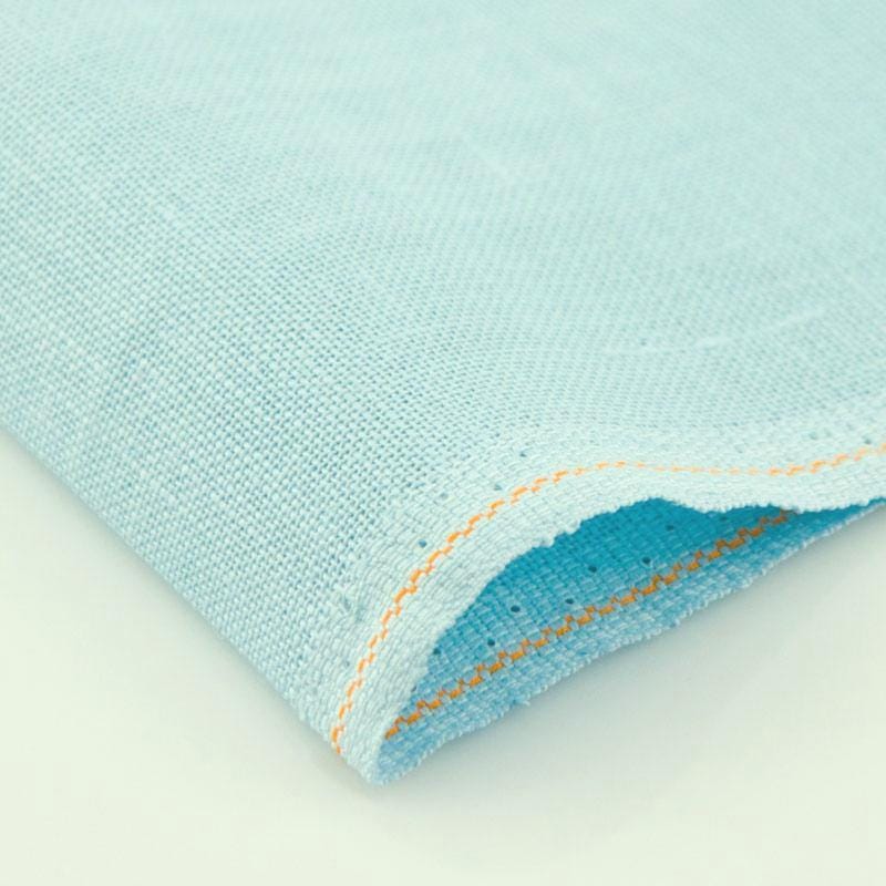 専用★Sweden＊Hand woven linen cloth＊・* Evenweave Cross Stitch Linen Fabric 32ct Zweigart Belfast Bluegrey