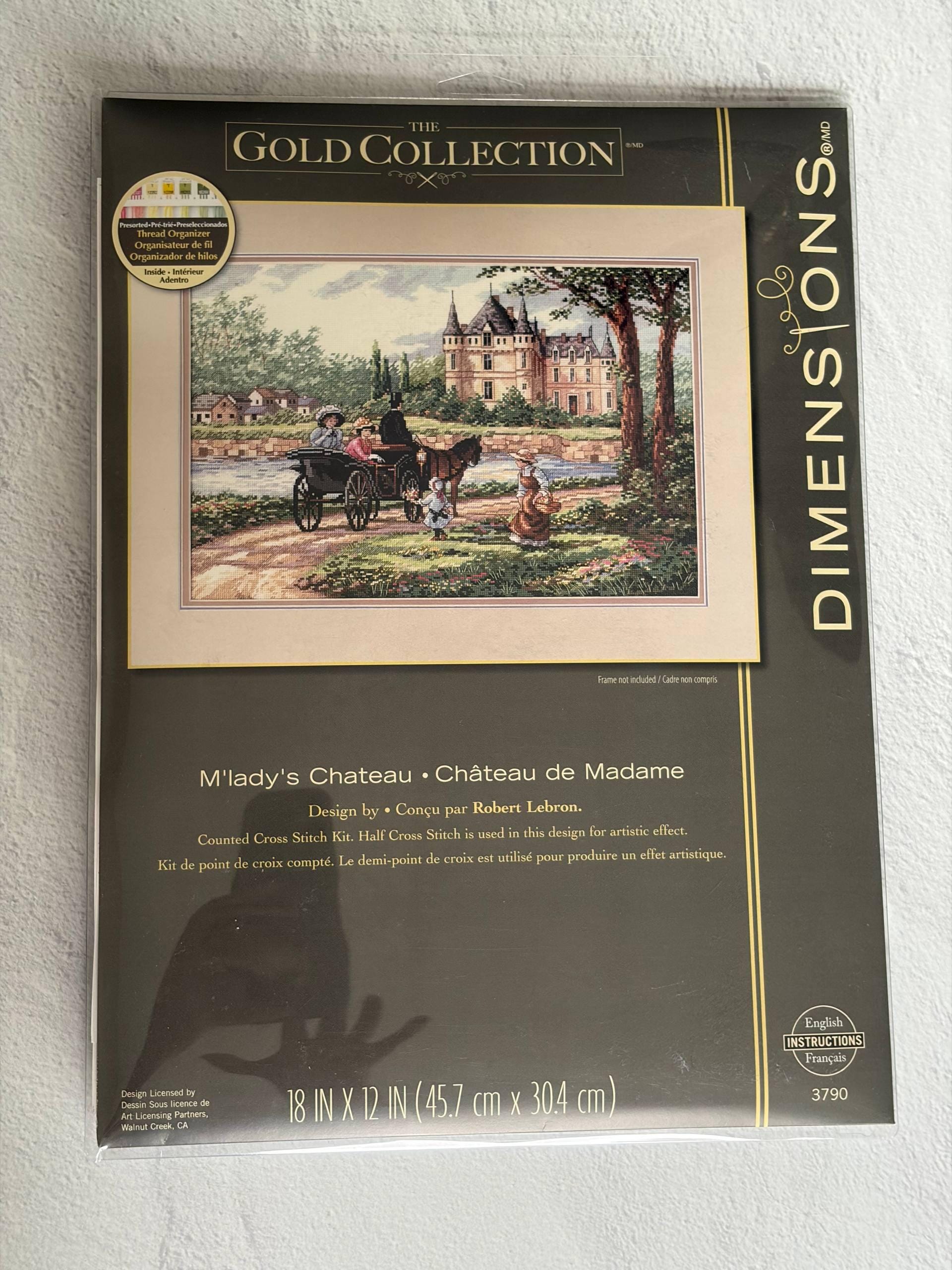 Dimensions Gold Collection M'lady's Chateau 03790, Counted Cross